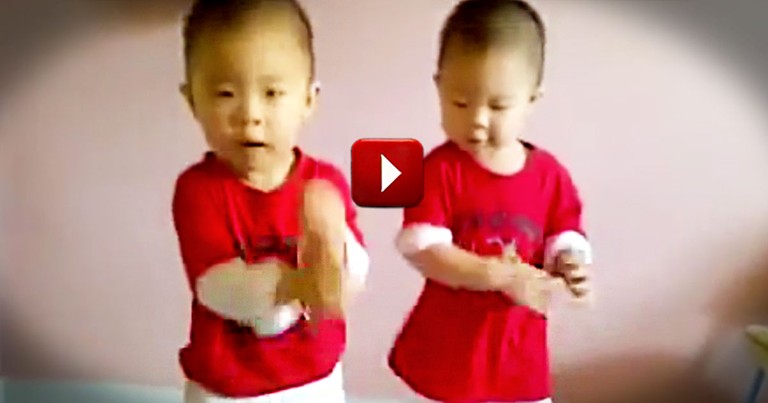 I Could Watch This Dance Routine All Day. They Are 'Two' Cute!