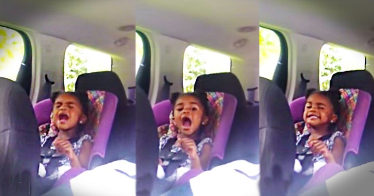 Only 16 Seconds In You'll Know This 3-Year-Old Doesn't Just 'Sing'. She Sings for JESUS! 