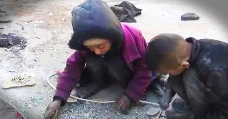 What These Poor Children Are Doing Will Break Your Heart. What They Say at 2:27 Is Incredible. Whoa!