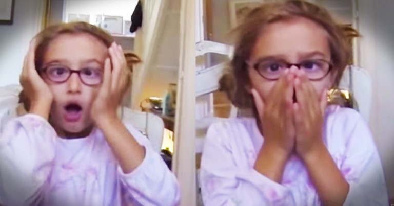 This Little Girl Just Got The Most Amazing Gift. Just Try Not To Cry, Everyone Else Is!