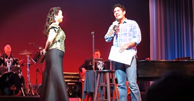 This Broadway Star Pulled A Fan On Stage. But No One Ever Saw THIS Coming -- Whoa!