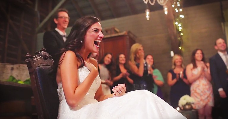 This Bride Thought She Was The Only One With A Surprise. Until Her Groom Did THIS!