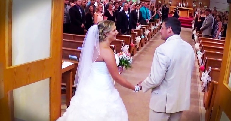 Father Sings To His Daughter As They Walk Down The Aisle! WOW, I'm Sobbing!