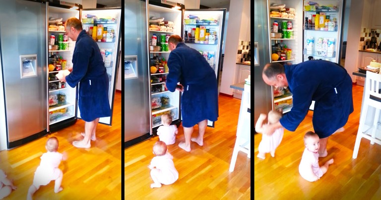 It Looks Like This Dad's Got Double The Trouble On His Hands. And I Cannot Stop Watching!  