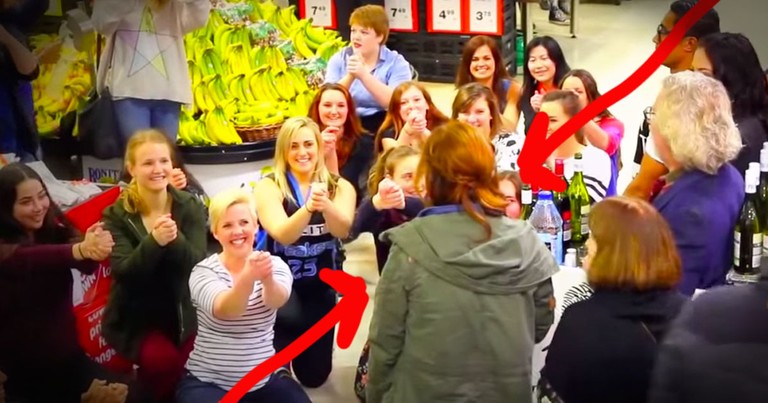 This Is The Most Epic GROCERY STORE Surprise Ever! I Couldn't Have Loved The Ending More-Aww!