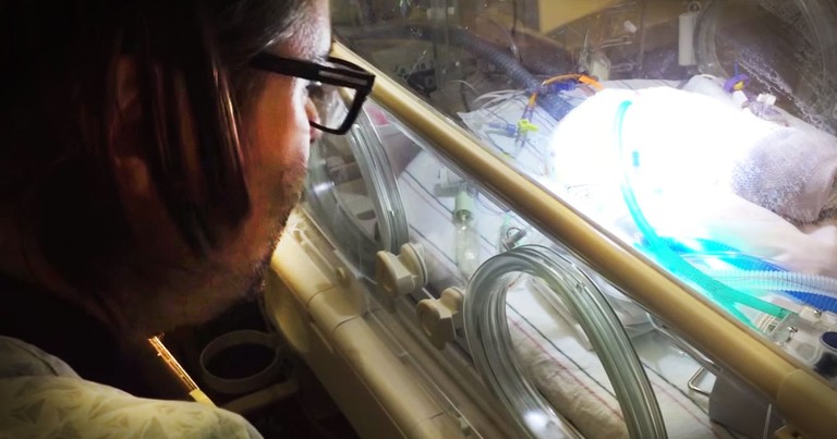 Father Sings 'Blackbird' To Comfort His Dying Son