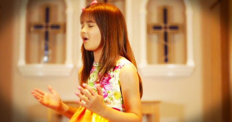 Talented 10-Year-Old Sings To Jesus With 'Find You On My Knees'