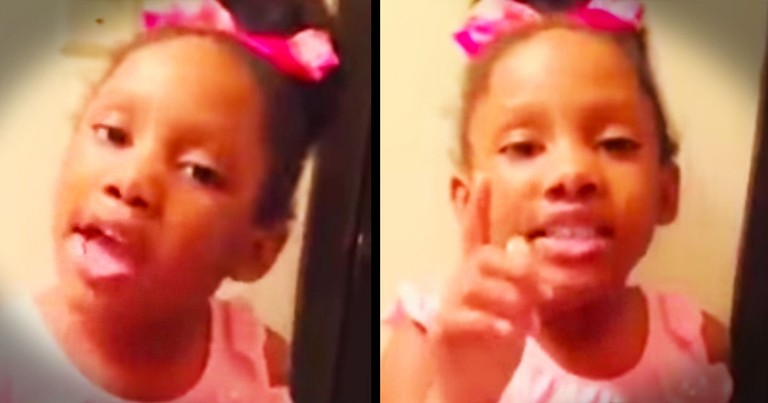 Little Girl Has Inspiring Message For Sad People