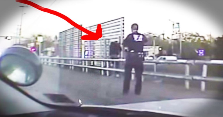 Kind Officer Amazingly Saves Man From Taking His Own Life