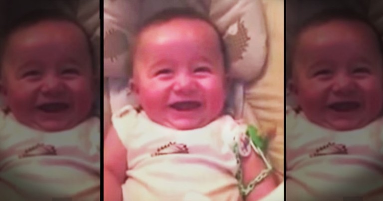 You Would Never Believe This Baby's Laugh!