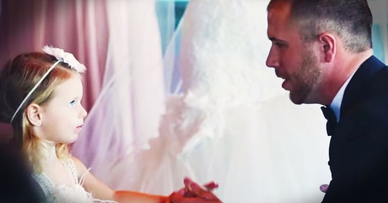 NASCAR Groom Shares Secret Vows With Tiny Tot That Had Me SOBBING!