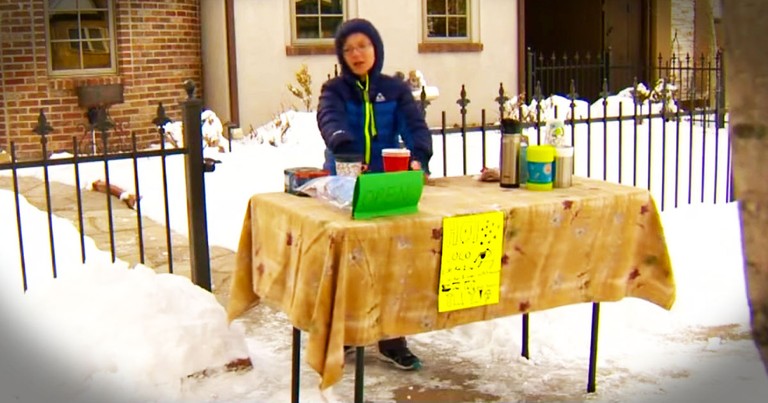 Why This Boy Braved The Cold Will Warm Your Heart!