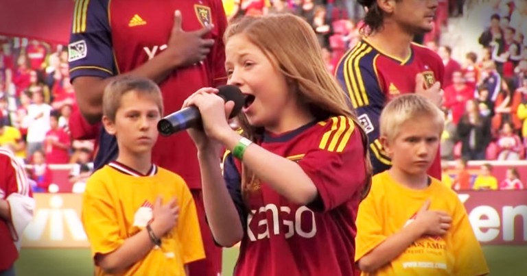 12-Year-Old Sings National Anthem Like You've Never Heard Before!