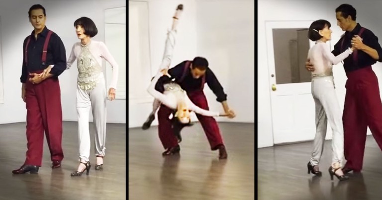 92-Year-Old STUNS With This Birthday Tango!