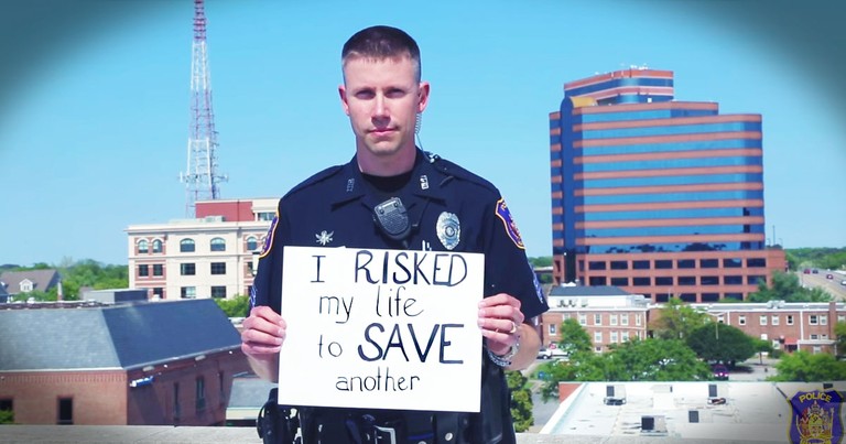 These Police Officers' Cardboard Testimonies Hit Me Hard--They're HEROES!