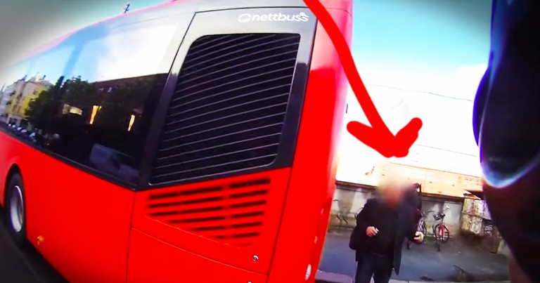 Passenger Hops Off Bus To Confront Biker. And You'll Love WHY!