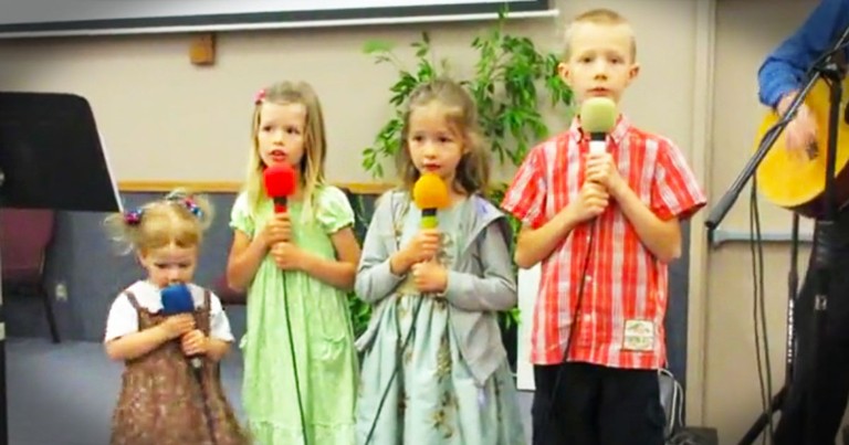 These 4 Cuties Took The Stage To Sing To The Lord, And My Heart Swelled!