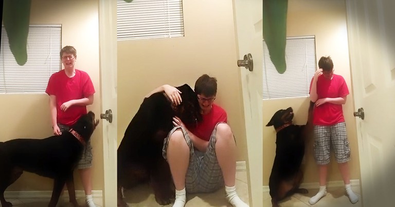 Woman With Asperger's Was Suffering Until Her Loyal Dog Did THIS!