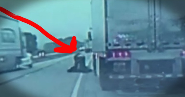 They Thought This Trucker Broke Down--The Truth Had 3 Guardian Angels Fighting For His Life! 
