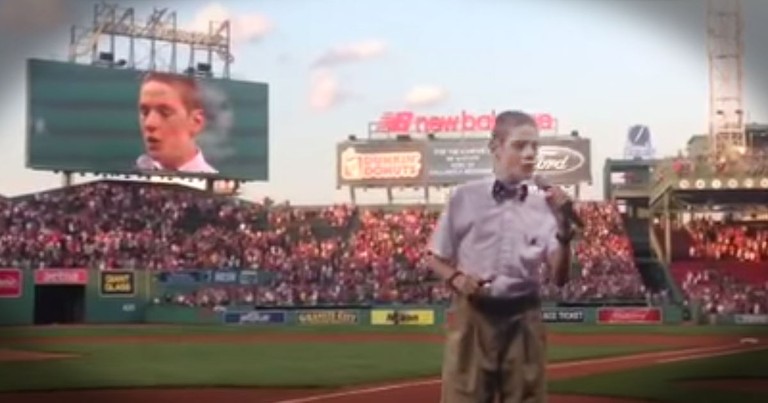 Christopher Duffley's National Anthem Just May Bring A Tear To Your Eye!