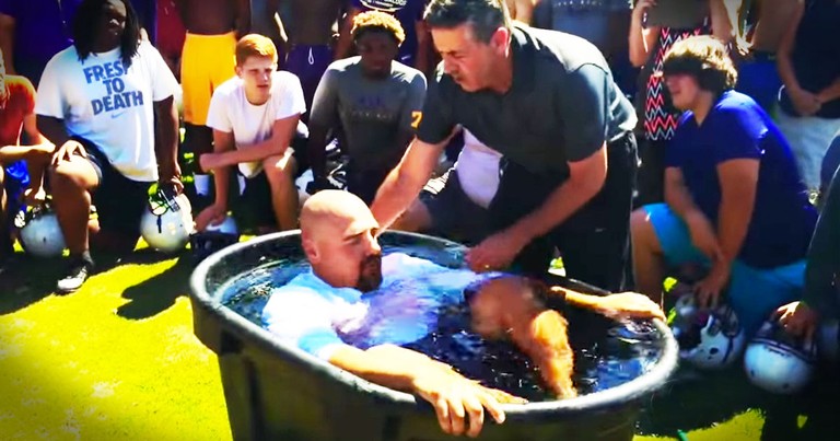 He Got Baptized On The School Football Field. And The World's Reaction Will Amaze You!