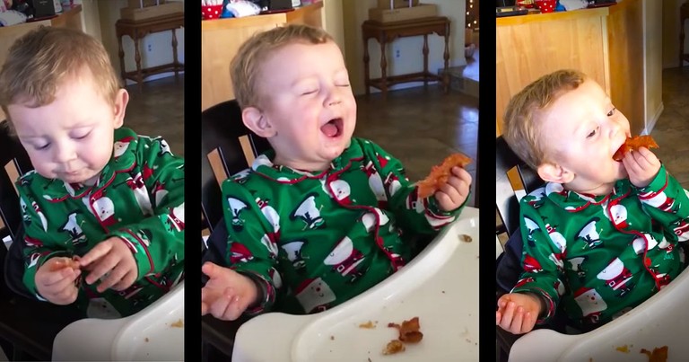 Baby's First Bacon Is The Cute You Need This Morning