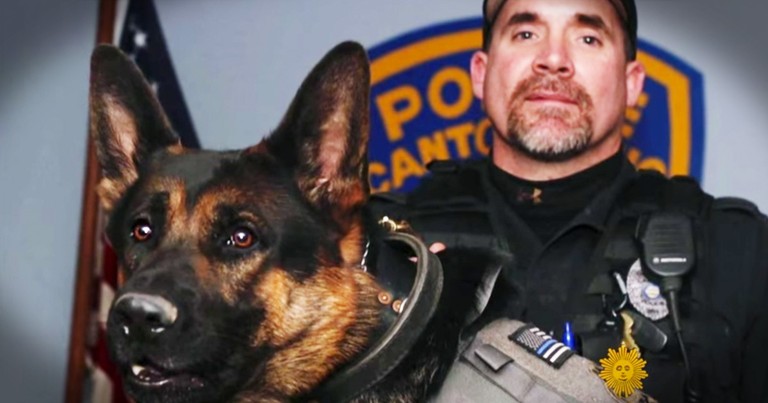 K-9 Officer Who Saved His Partner Remembered By Hundreds
