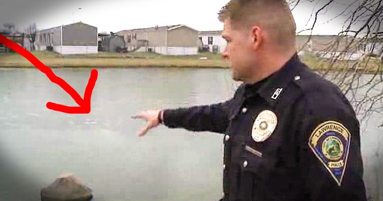 Police Officer Risked His Life To Save A Little Boy Who Fell Through The Ice