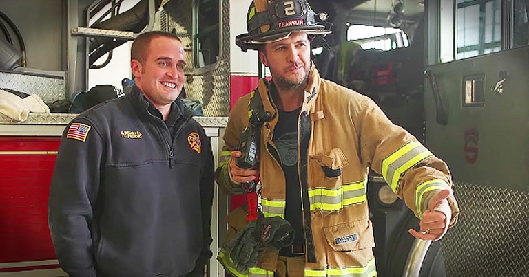 Luke Bryan Thanks Local Firefighters In Sweetest Way