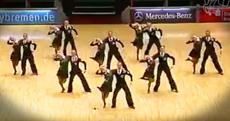 Ballroom Dancers Wow With Unexpected Song Mashup