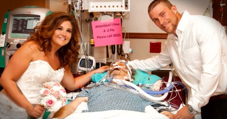 Bed-Side Hospital Wedding For The Bride's Father Will Leave You In Tears