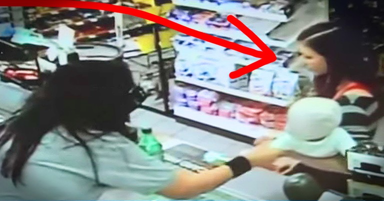 A Store Clerk Grabbed Her Baby Moments Before She Collapsed