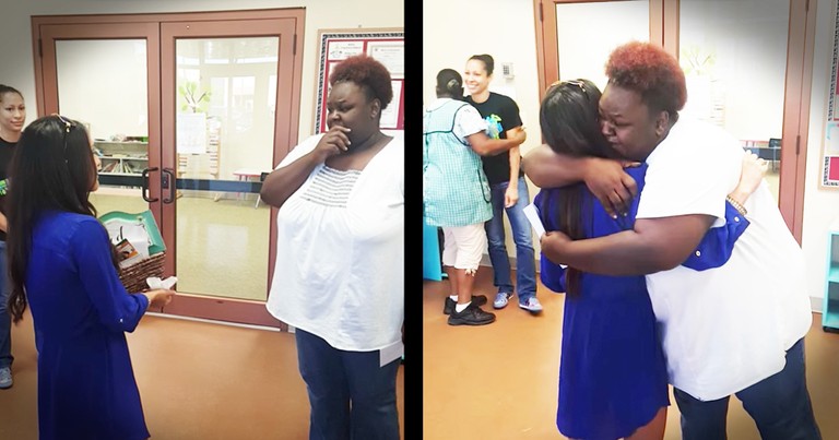 Angelic Daycare Worker Gets Surprise Car
