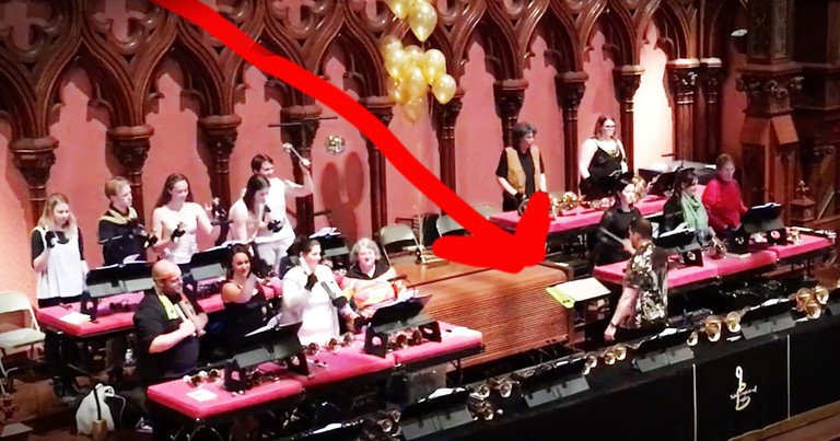 Handbell Choir's Surprise Performance Will Make You Smile
