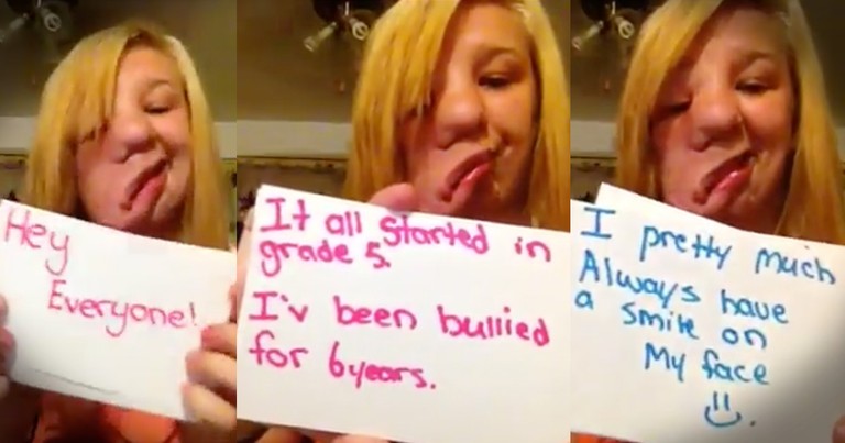 Girl's Note Card Testimony On Bullying Will Inspire You