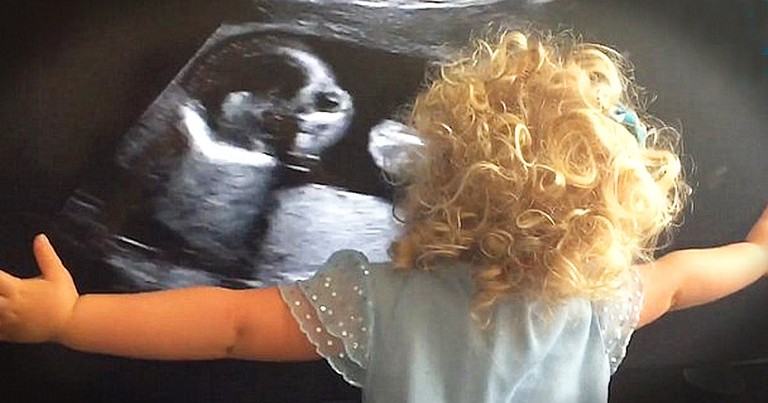 Big Sister-to-Be Has Cutest Reaction To Ultrasound
