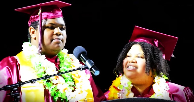 Mother-Son Graduate Together For An Inspiring Reason