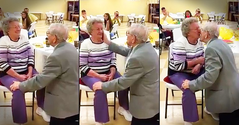 92-Year-Old Gets Down On 1 Knee To Serenade Wife Of 50 Years