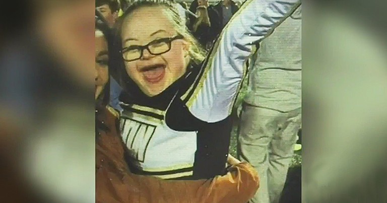 Community Supports Cheerleader With Down Syndrome When She Is Banned From The Football Field
