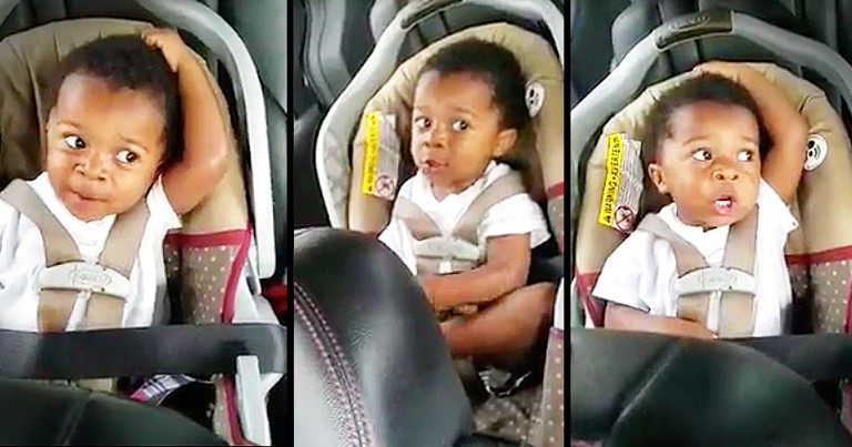 Toddler Bursts Into Precious Song In His Carseat