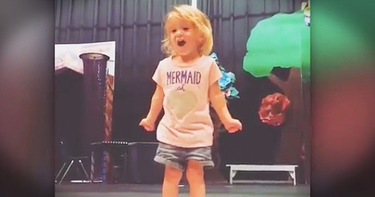 2-Year-Old Belts Out The Alphabet Song In The Cutest Way