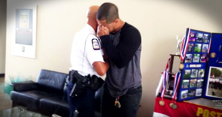 Police Officer Emotionally Reunited With The Man He Saved 19 Years Ago