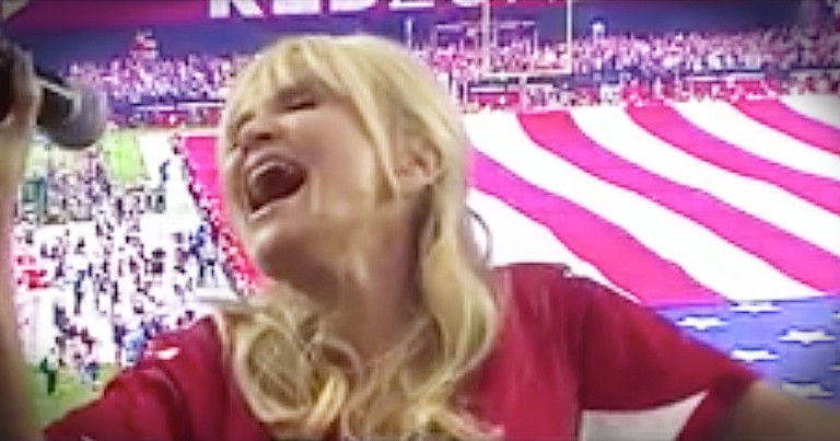 Broadway Singer Kristin Chenoweth Sings Soulful Rendition Of 'The National Anthem'