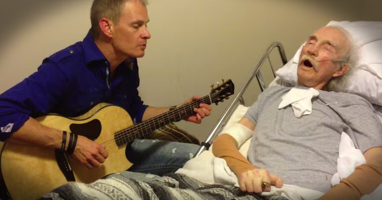 Musician Sings The First Song He Ever Played For His Dying Father Who Supported Him Through It All