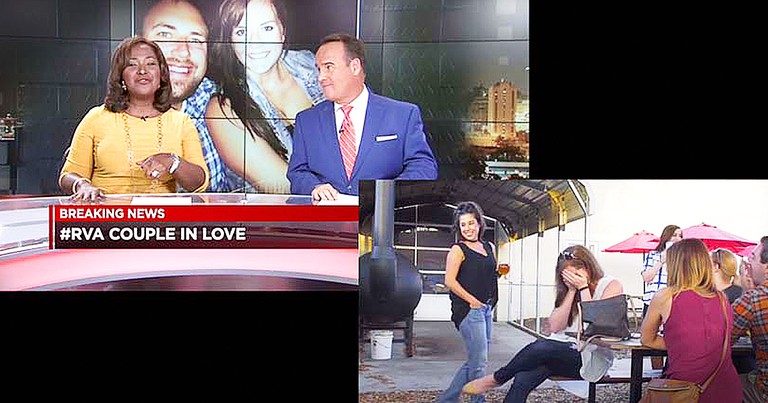 TV News Anchors' Breaking News Report Turns Into Epic Proposal 