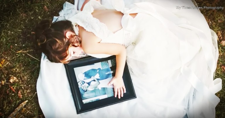 4-Year-Old Honors Her Late Mom In Breathtaking Photo Shoot