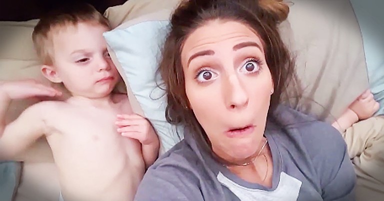 Funny Mom Struggles With Naptime And Her 2 Kids