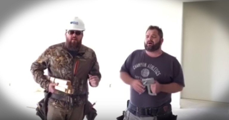 Singing Contractors Wow With A Cappella Hymn 'Farther Along'