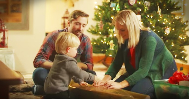 Peter and Evynne Hollens Sing 'Grown Up Christmas List' With A Little Help From Their Son