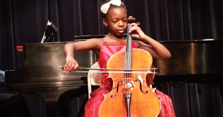 Little Girl Stuns With Her Incredible Cello Playing
